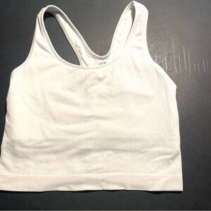 CALIA by Carrie Underwood White Ribbed Top